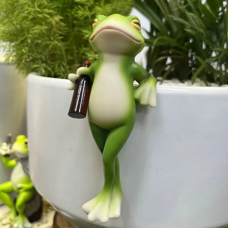 The hottest decoration of 2025 -🐸 funny green drunk frog