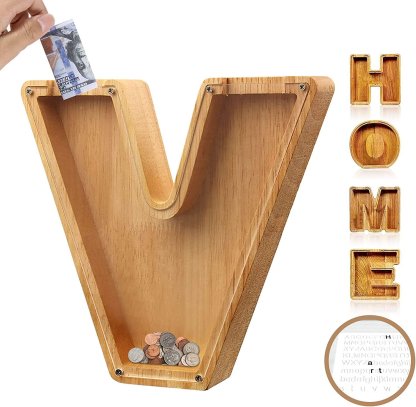 🎁Last Day 49% OFF - Piggy Bank-Wood Gift For Kids🎉Buy 2 Save 20% & Free Shipping-PLAWLTD