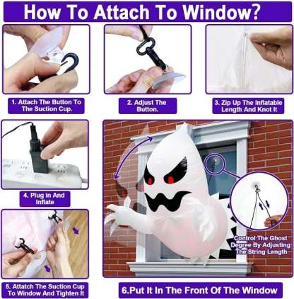 🔥Last Day 70% OFF 👻LED Halloween Inflatable Ghost