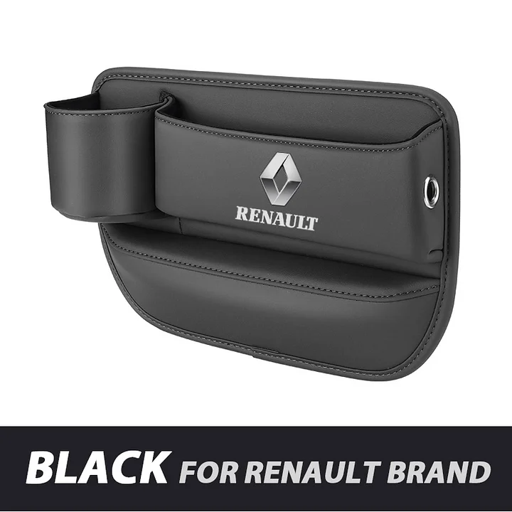 ✨Hot Selling Products of 2025🔥Exclusive Logo Leather Car Seat Storage Box With Water Cup Holder