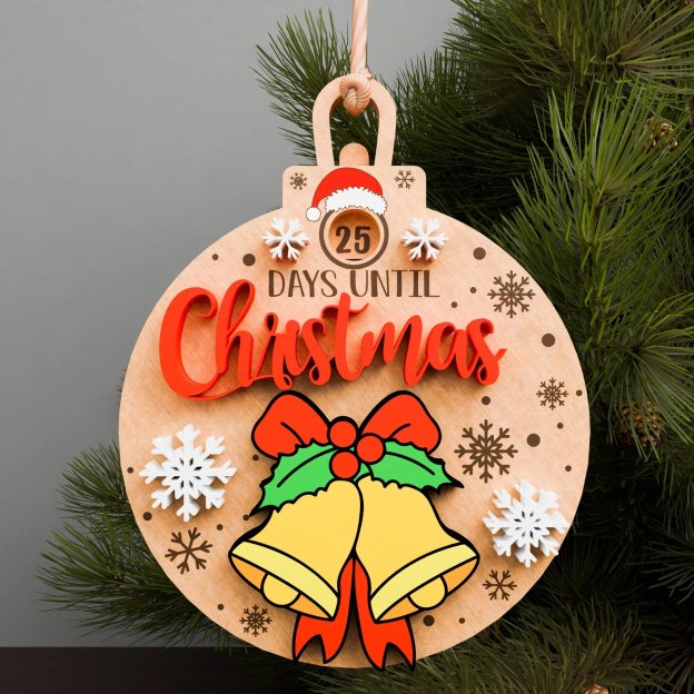 🎅Rotating Christmas Countdown Ornaments🎁