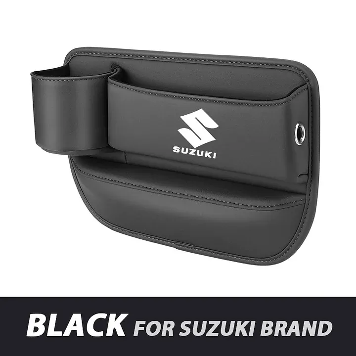 ✨Hot Selling Products of 2025🔥Exclusive Logo Leather Car Seat Storage Box With Water Cup Holder