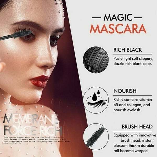 Waterproof Silk Fibre Thick Lengthening Mascara
