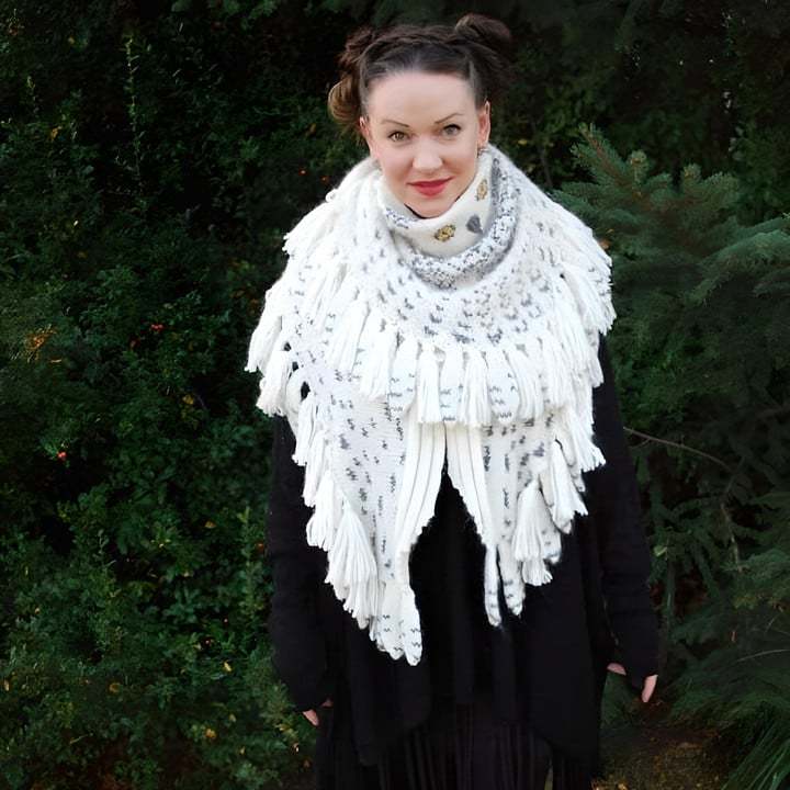 Women’s Sweater Winter Warm Scarf