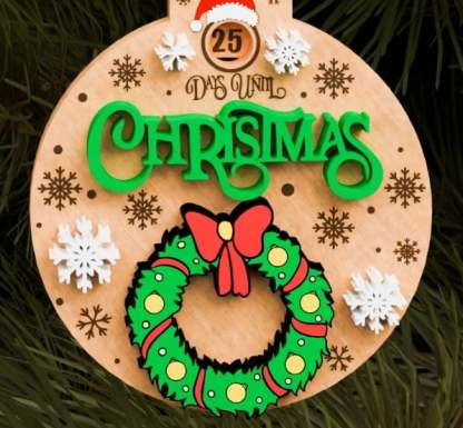 🎅Rotating Christmas Countdown Ornaments🎁