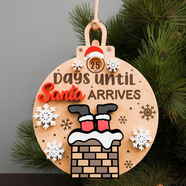 🎅Rotating Christmas Countdown Ornaments🎁