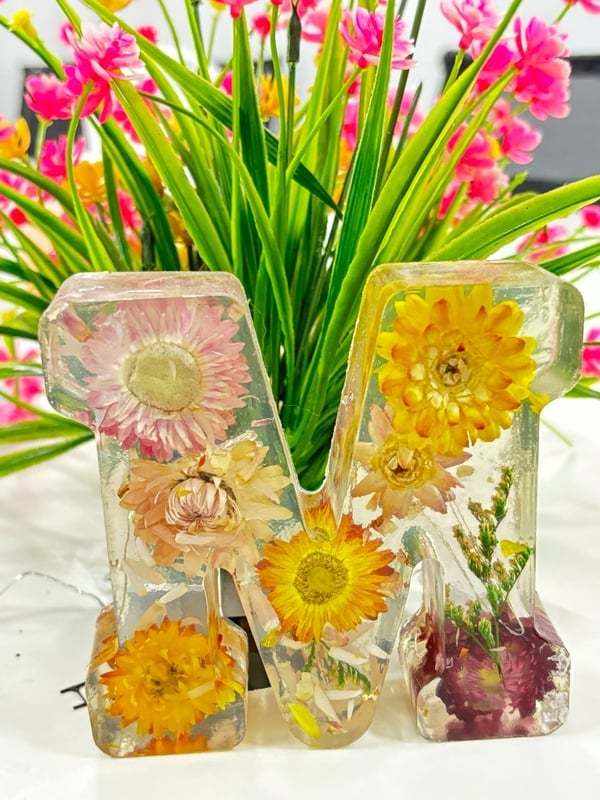 🎁Special commemoration -💟Limited Handmade 100pcs🌸Flowers Resin Night Light-PLAWLTD