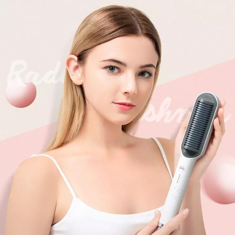 🎁Hot sale 🎁-New Hair Straightener Brush-PLAWLTD