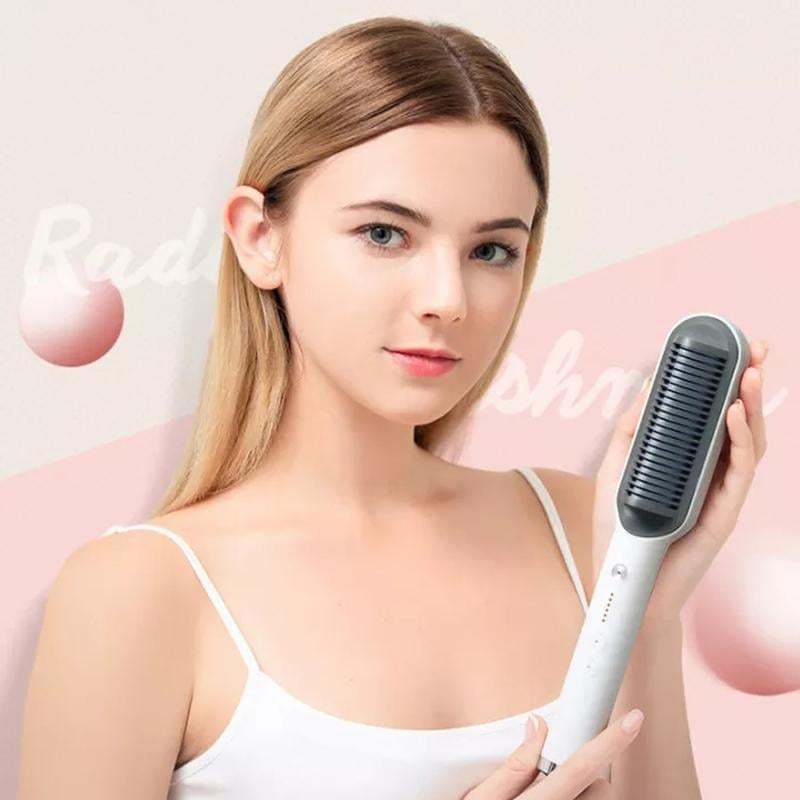 🎁Hot sale 🎁-New Hair Straightener Brush-PLAWLTD