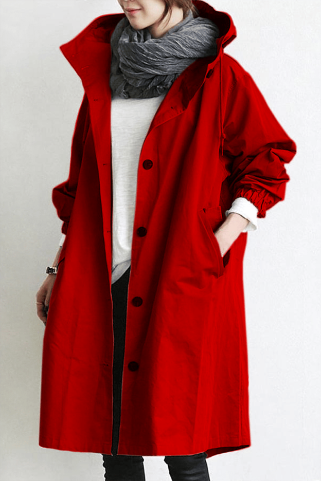 🔥HOT SALE LAST 4 HOURS 57% OFF - ❤️Resistant Hooded Trench Coat (Buy 2 Free Shipping)