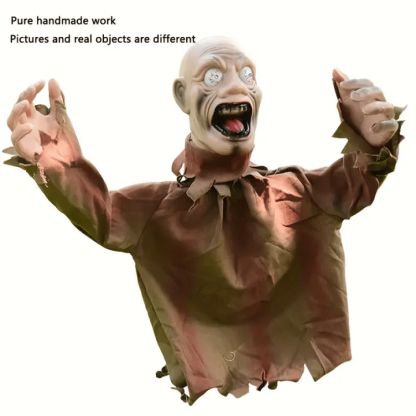 🎃Activated Swing Ghost Prop - Spooky Sound Effects, Adjustable Sizes for Halloween - Create an Authentic Horror😈Free shpping-PLAWLTD