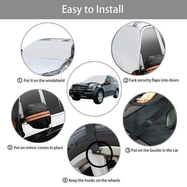 🔥Last Day Promotion 49%OFF🔥 Windshield Snow Cover Sunshade