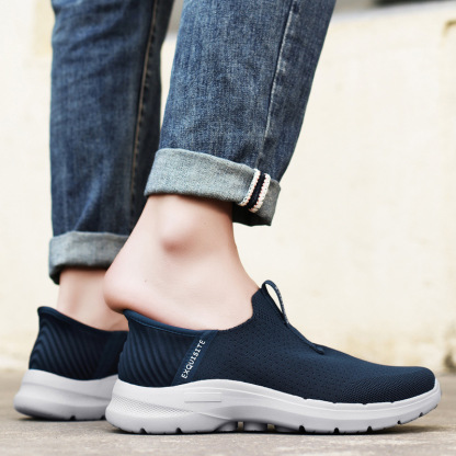 Men's Orthopedic Support Slip-on Shoes for Plantar Fasciitis, Anti-Sprain Walking Sneakers (Medical Certification)-PLAWLTD