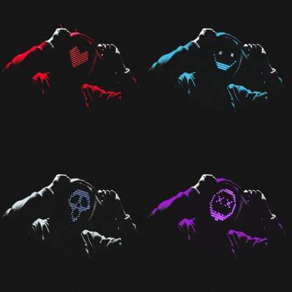👻LED Halloween mask with app control-PLAWLTD