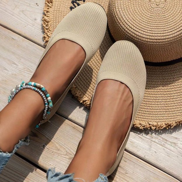 Women Comfortable Breathable Slip On Arch Support Non-Slip Casual Shoes-PLAWLTD