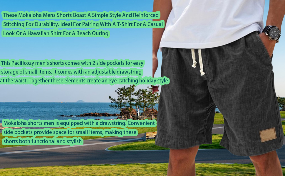 Men's Breathable Linen Embroidered Logo