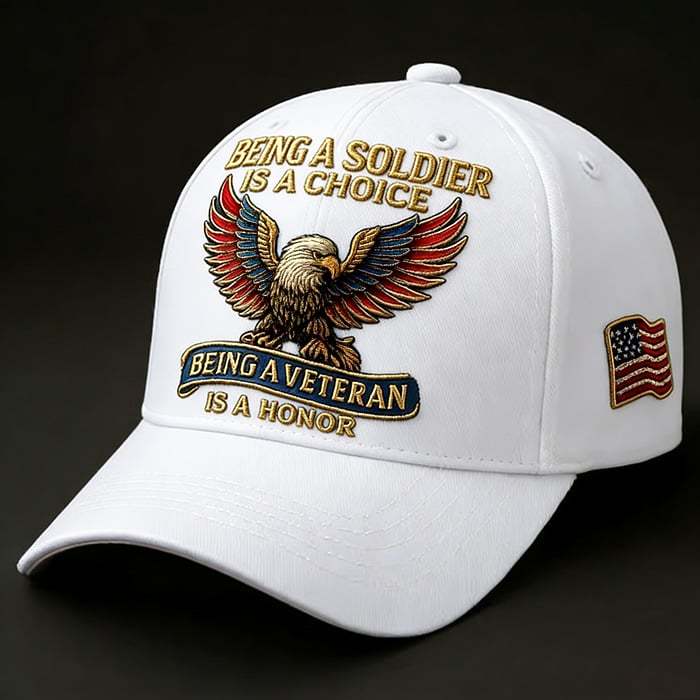 🦅" Being a Soldier, Being a Veteran” Commemorative Cap