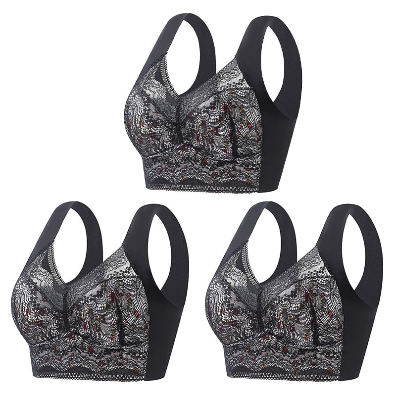 (🔥HOT SALE NOW 50% OFF)❤️Plus Size Seamless Push Up Wireless Bra
