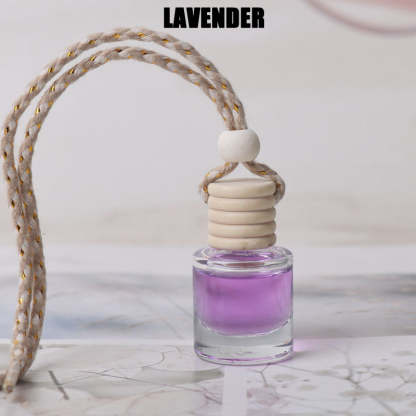 Cylindrical bottle car perfume pendant