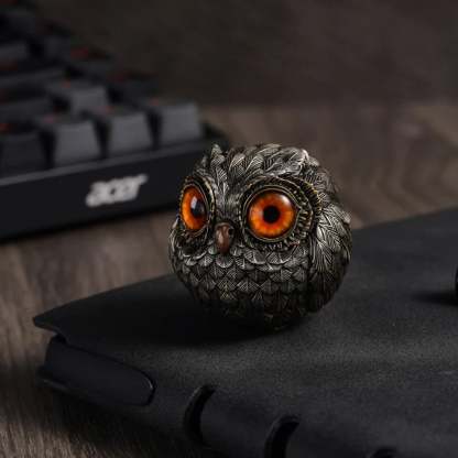 🦉Lucky Owl Guardian-The Wise Watcher of the Felt