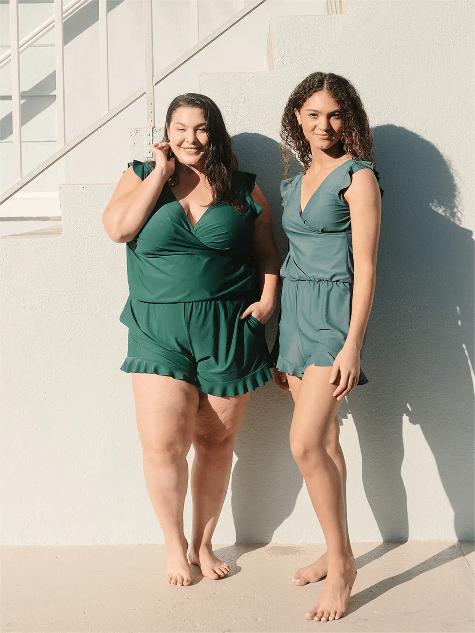 🎉🎉Summer Hot Sale 70% OFF😍Swim Romper Built-in Bra & Shorts