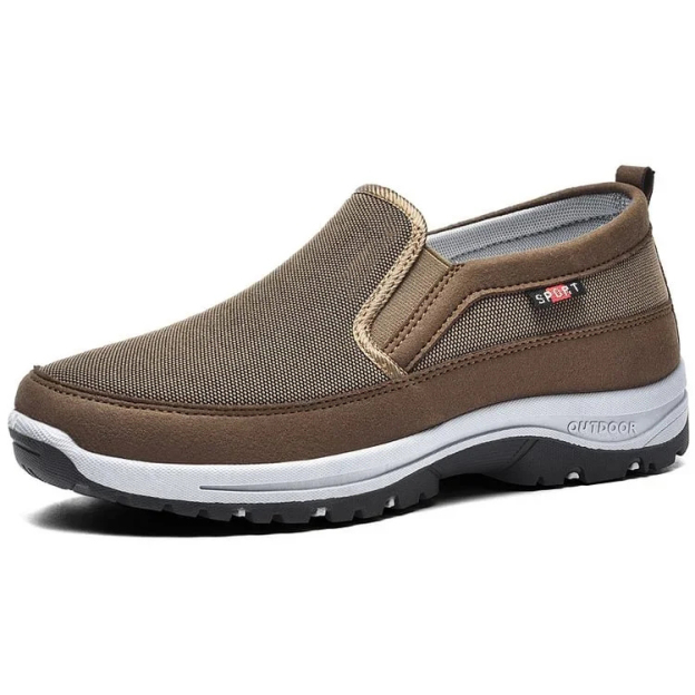 Men's Arch Support Breathable Orthopedic Loafers Lightweight Non-Slip Walking Shoes (Medical Certification)-PLAWLTD