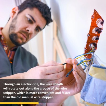  Wire Stripping Tool & Wire Twisting Connector