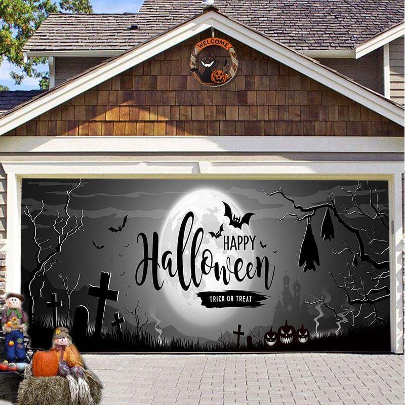 🔥Halloween Hot Sale 49% OFF⏰💖Halloween Garage Door Decoration-PLAWLTD