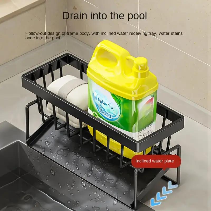 🌟 Say Goodbye to Clutter-49% OFF-✨ Stainless Steel Kitchen Sink Storage Rack – For a Neat, Organized Kitchen! 🌟