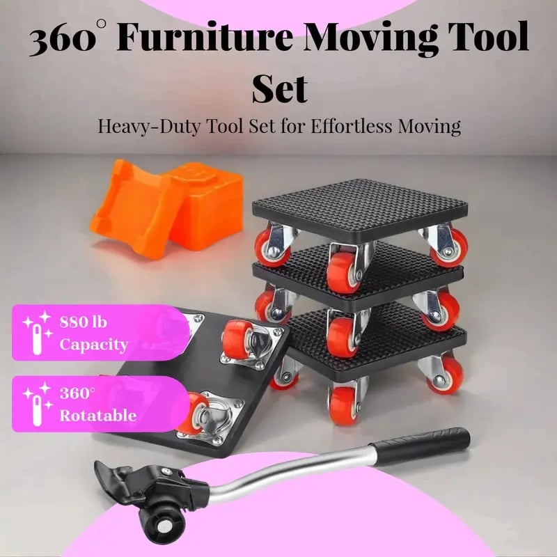 Heavy-Duty 360° Furniture Moving Tool Set – Lift & Slide Up to 1100 lbs Effortlessly-PLAWLTD