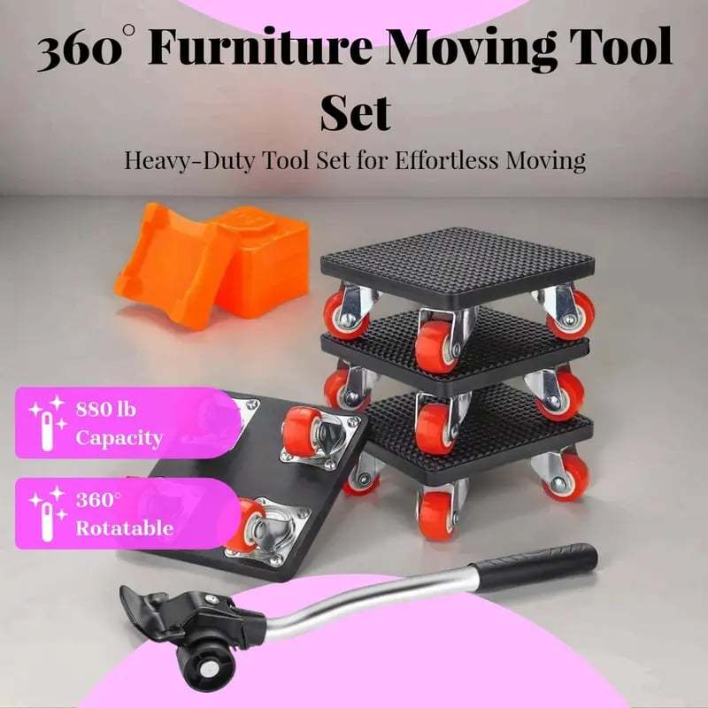 Heavy-Duty 360° Furniture Moving Tool Set – Lift & Slide Up to 1100 lbs Effortlessly-PLAWLTD