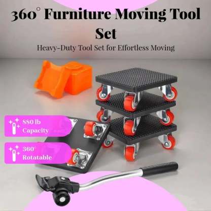 Heavy-Duty 360° Furniture Moving Tool Set – Lift & Slide Up to 1100 lbs Effortlessly-PLAWLTD