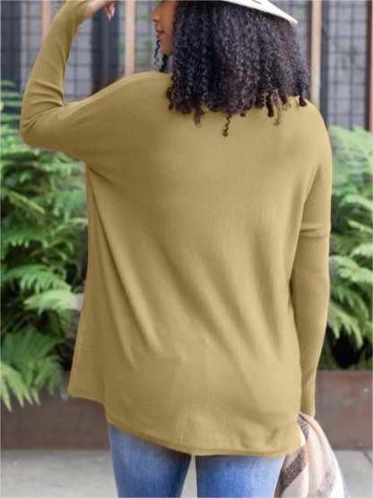 💥LONG SLEEVE THUMBHOLE SWEATER POCKET TUNIC💥