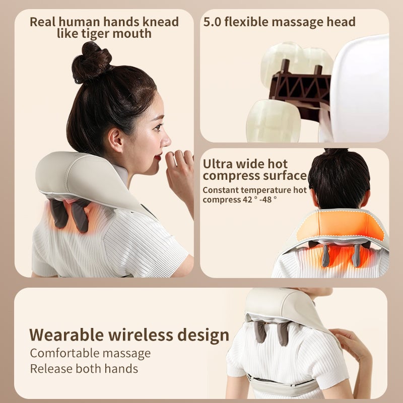 🔥Electric Neck Back Shoulder Massager-PLAWLTD