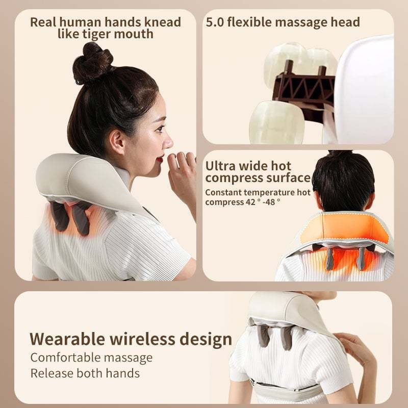 🔥Electric Neck Back Shoulder Massager-PLAWLTD