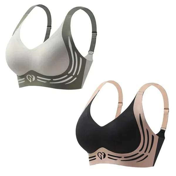 🎁 Last Day 49% Off - Super gather bra | Wireless Push-up Bra 👍No more sagging breasts