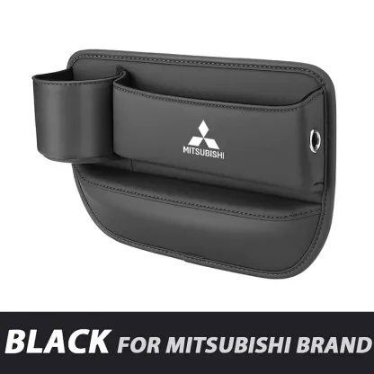 ✨Hot Selling Products of 2025🔥Exclusive Logo Leather Car Seat Storage Box With Water Cup Holder