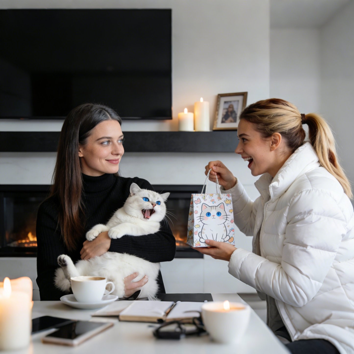 👋Say goodbye to floating hairs and fleas🔥Pet Comb Grooming Brush
