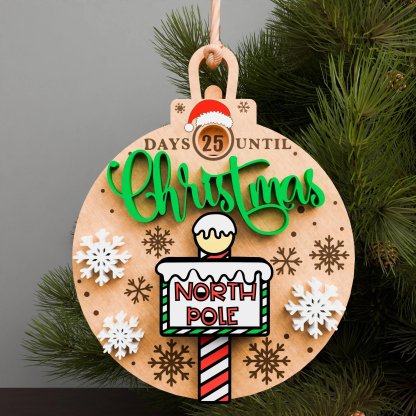 🎅Rotating Christmas Countdown Ornaments🎁