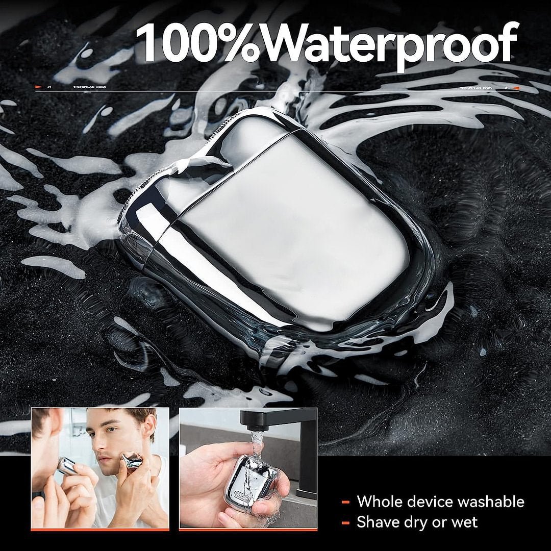 ✨HOT SALE✨ 2025 New Upgrade Pocket Shaver USB Mini Shavers for Men Rechargeable Waterproof Compact Electric Razor for Home, Car, Travel-PLAWLTD