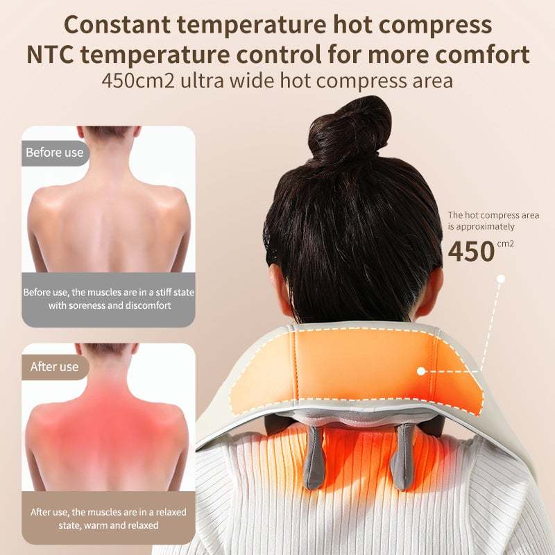 🔥Electric Neck Back Shoulder Massager-PLAWLTD