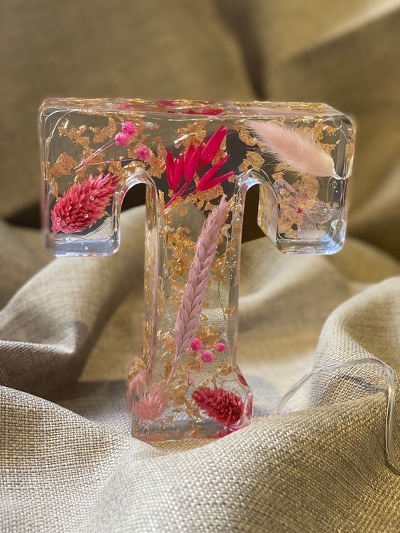 🎁Special commemoration -💟Limited Handmade 100pcs🌸Flowers Resin Night Light-PLAWLTD