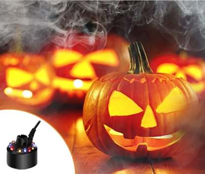 Early Halloween Sale 🔥12 LED light Ultrasonic Mist Maker Fogger🎃