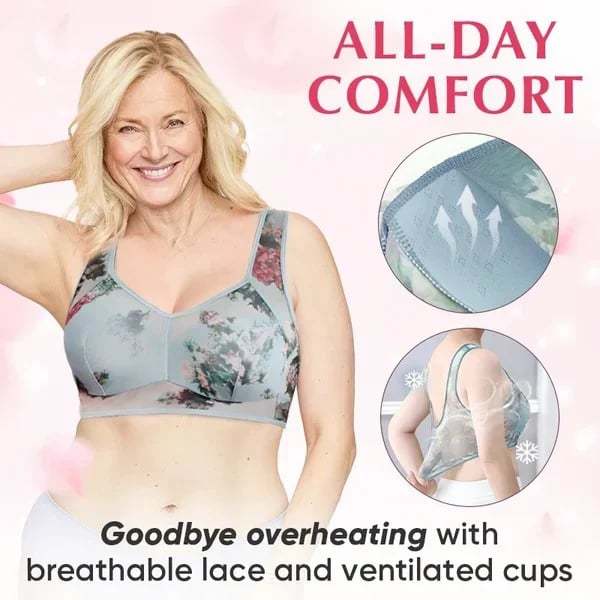  Ice Silk Lace Cooling Comfort Bra | Light as a feather