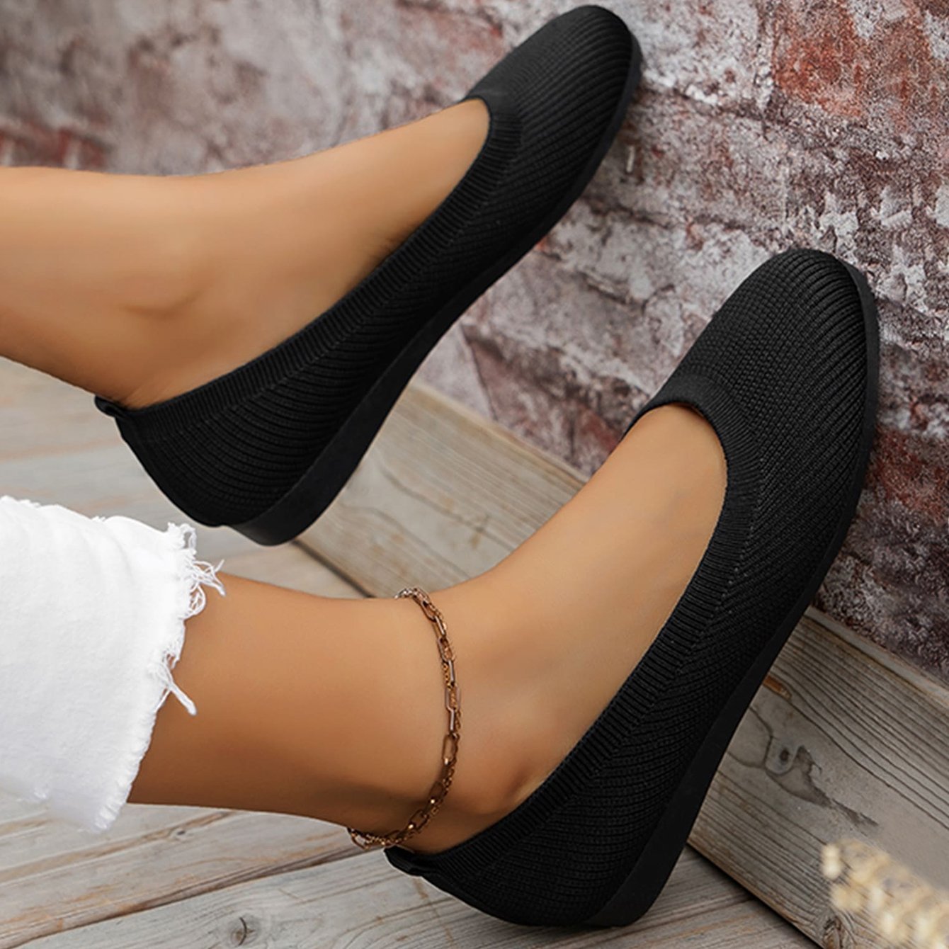 🔥Women Comfortable Breathable Slip On Arch Support Non-Slip Casual Shoes