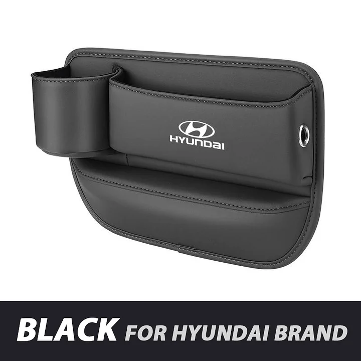 ✨Hot Selling Products of 2025🔥Exclusive Logo Leather Car Seat Storage Box With Water Cup Holder