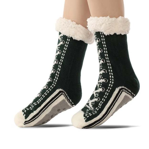Ultra-thick Cashmere Slipper Home Socks-PLAWLTD