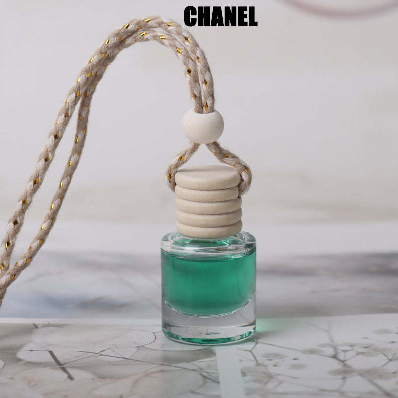 Cylindrical bottle car perfume pendant