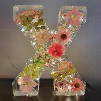🎁Special commemoration -💟Limited Handmade 100pcs🌸Flowers Resin Night Light-PLAWLTD