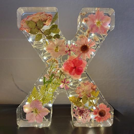 🎁Special commemoration -💟Limited Handmade 100pcs🌸Flowers Resin Night Light-PLAWLTD